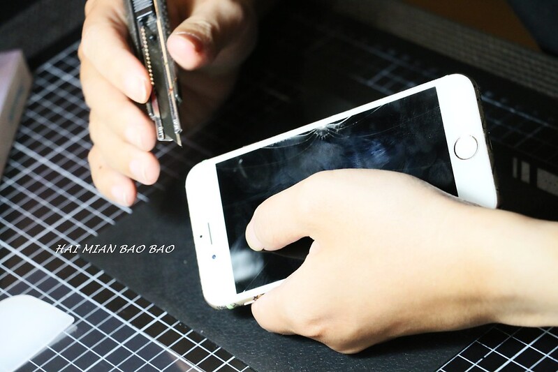 『PerSkinn保護貼』iPhone 6 霧面滿版玻璃保護貼，日本9H鋼化玻璃，抗眩抗指紋，電競級滑溜，免費代貼服務(全台據點)/The Way南港環球店 @海綿飽飽的鳳梨城堡