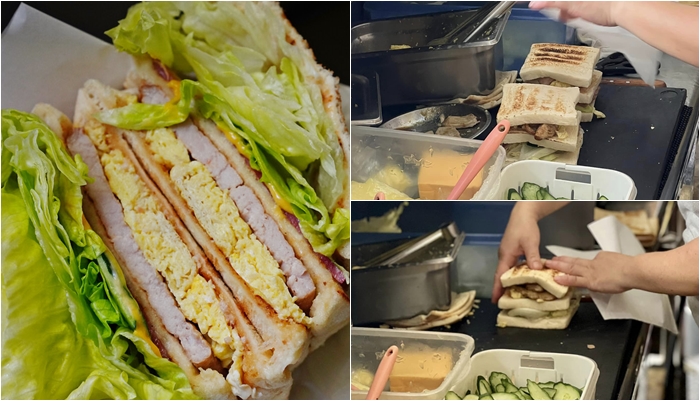 汐止美食「汐止車頭碳烤三明治」早餐、早午餐、菜單價位 @海綿飽飽的鳳梨城堡