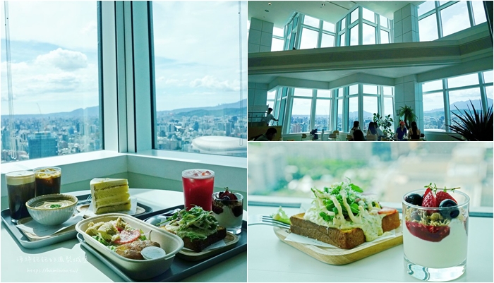 台北信義35樓咖啡廳「CAFE ACME mini｜Taipei 101」台北101景觀咖啡廳，最便宜只要90元！(菜單價位) @海綿飽飽的鳳梨城堡