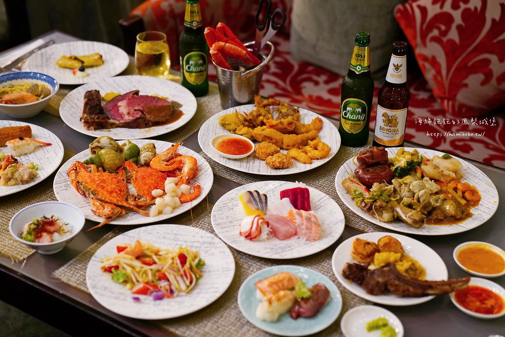 台北Buffet吃到飽「福華大飯店彩虹座」泰國季海鮮、松葉蟹、牛排吃到飽(菜單價位) @海綿飽飽的鳳梨城堡