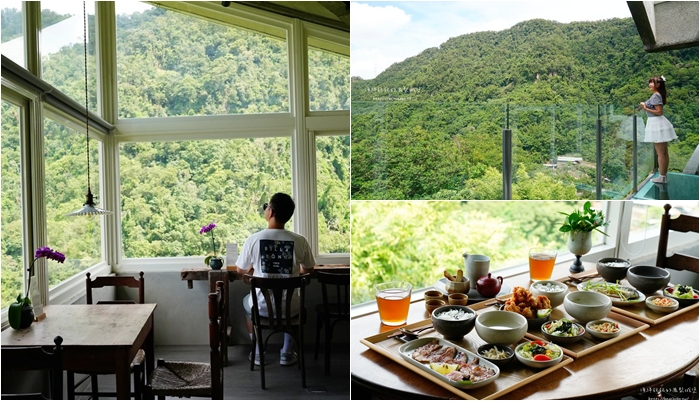 台北木柵貓空森林景觀餐廳「威叔茶莊」絕美玻璃屋、天空步道、個人套餐、甜點(菜單價位) @海綿飽飽的鳳梨城堡
