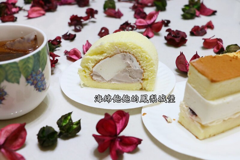 【宅配|甜點蛋糕】MiCoud米庫-獨家蔓越莓凍乳X芋頭奶凍捲 @海綿飽飽的鳳梨城堡