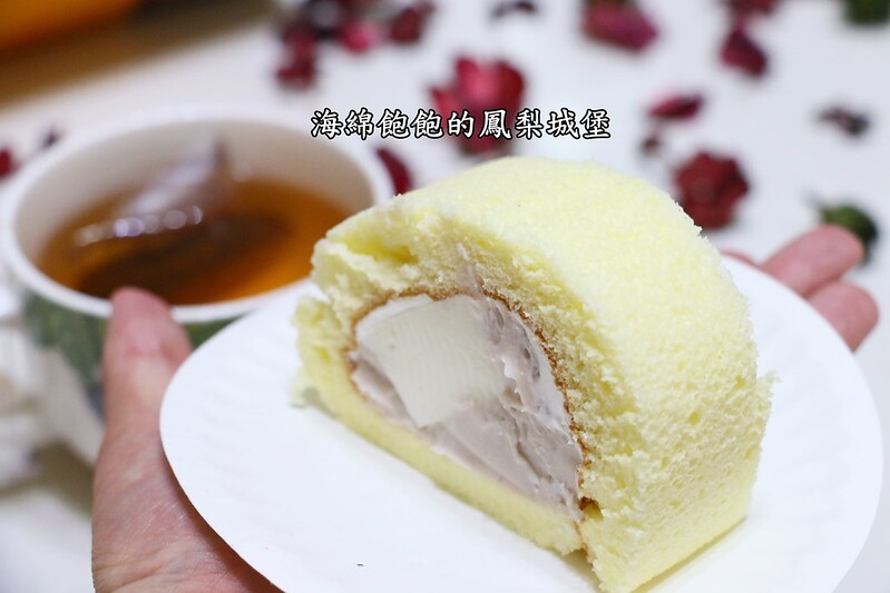 【宅配|甜點蛋糕】MiCoud米庫-獨家蔓越莓凍乳X芋頭奶凍捲 @海綿飽飽的鳳梨城堡