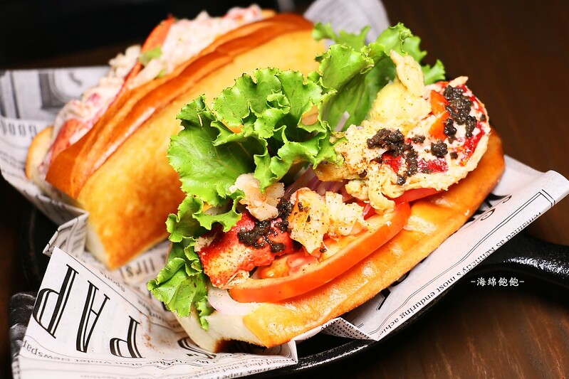 『龍波斯特lobster.foods』史上最強龍蝦盛宴(燉飯、披薩、漢堡、三明治、沙拉、湯品全制霸)時尚玩家推薦/IG熱門打卡餐廳(捷運南京復興站) @海綿飽飽的鳳梨城堡