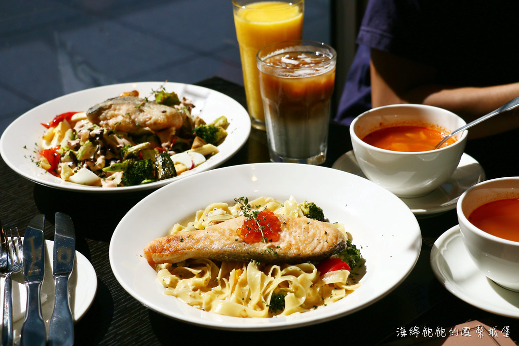 台北國泰萬怡酒店MJ Kitchen自助餐廳，價錢、餐券、訂位 @海綿飽飽的鳳梨城堡