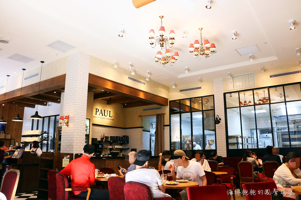 內湖咖啡廳「PAUL 法國保羅麵包」早午餐、下午茶、甜點、菜單價位 @海綿飽飽的鳳梨城堡