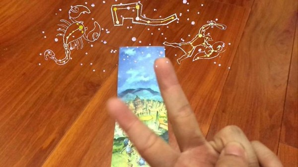 APP。設計～智慧型手機～開創卡片新紀元～VisionLens 3D。動畫卡片 @海綿飽飽的鳳梨城堡